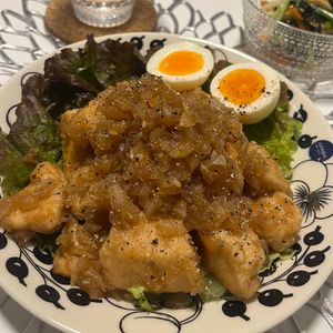 あやの作ってみた!投稿(【天才的に旨い！鶏肉のオニオンポン酢ソテー】玉ねぎソースが◎)