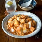 ワンパンでヘルシー満足◎【白菜と厚揚げ麻婆豆腐】