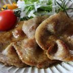 豚肉のソテー、カレー風味