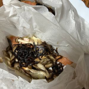ゆくゆくの作ってみた!投稿(【鮭ときのこの塩こんバター蒸し】レンジで完成！味付け簡単◎)