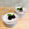 mi♡の作ってみた!投稿(ジャムで簡単♪ブルーベリーのグラスチーズケーキ)