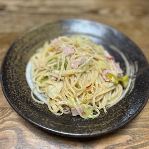 rui@の作ってみた!投稿(【レンジで10分！お手軽ペペロンチーノ】速うまパスタ)