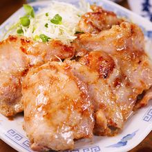 行列の定食屋さんの🍚みりん味噌粕漬けしょうが焼き🤩