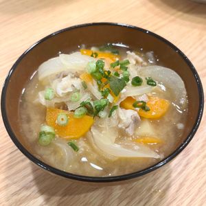 たきの作ってみた!投稿(【豚こまと切干大根のおかず味噌汁】栄養もうま味も満タン)