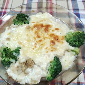 M＊Pの作ってみた!投稿(たらの和風豆腐グラタン『隠しバター醤油と味噌でコク旨♪』)