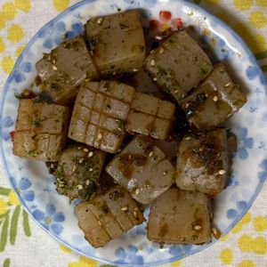 チョビの助の作ってみた!投稿(味付け1つ＊コロコロこんにゃくのこってりステーキ)