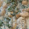 味付けこれだけ！簡単&ヘルシーな牡蠣と春菊の豆乳グラタンの工程5