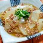 レンチン2分で大根柔らか〜！とろとろ♡大根のそぼろ中華煮