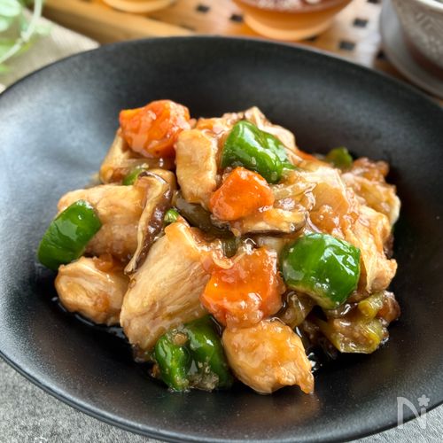 レンジで簡単おうち中華〖やみつき酢豚(鶏)〗皆んな大好き味♡