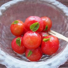 ヘルシーひんやりおやつ♪はちみつレモンのアイスミニトマト