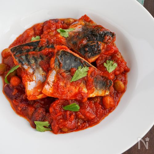 【プロが教える簡単イタリアン】鯖と豆のトマト煮込み