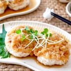 【豆腐ハンバーグ】おろしポン酢たっぷりでさっぱり★