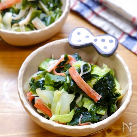 キャベツとわかめとかにかまのポン酢和え By Rinaty りなてぃ レシピサイト Nadia ナディア プロの料理家のおいしいレシピ