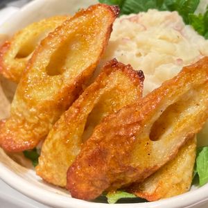 すみれの作ってみた!投稿(和えて焼くだけ！『ちくわのカレーマヨ焼き』)