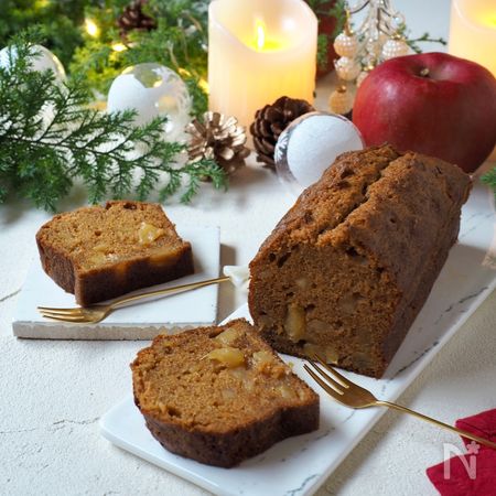 ほろ苦 大人の林檎キャラメルパウンドケーキ By きゃらきゃら レシピサイト Nadia ナディア プロの料理家のおいしいレシピ