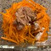 レンジで１分副菜『ツナ人参』お弁当や作り置きにも♡の工程1