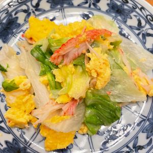 ちひろの作ってみた!投稿(【カニたまレタスの中華炒め】シャキシャキ食感が美味しい♪)