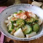 【きゅうりと大根のうま塩ごまナムル】さっぱり痩せレシピ