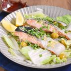 【レンジで簡単！】鮭と白菜の重ね蒸し