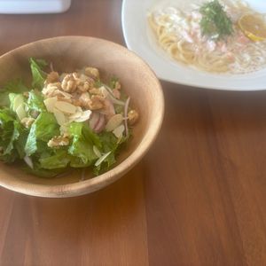 こむぎの作ってみた!投稿(ピリッと柚子胡椒風味がいい!レタスとツナの爽やかレモンサラダ)