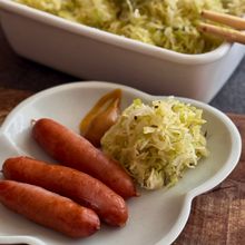 千切りキャベツ（カット野菜使用）で即席ザワークラウト風