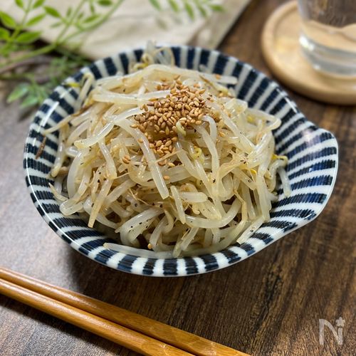 レンチン簡単‼️【鶏ガラもやし】