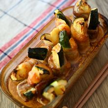 ズッキーニのチーズ甘辛焼き
