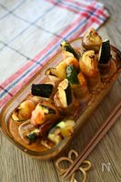 ズッキーニのチーズ甘辛焼き