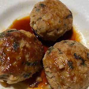 669288の作ってみた!投稿(ご飯が進む！『れんこんと大葉の甘辛豚つくね』)
