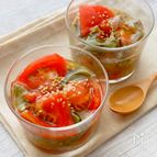 【夏の食べる美容液】じゅんさいとトマトのさっぱりレモン和え