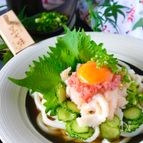 【麺も具も火を使わず】いかめんたいきゅうりのぶっかけうどん
