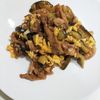 煌原☆結唯★の作ってみた!投稿(＼とろじゅわ絶品／ワンパン10分【豚たま茄子の甘辛炒め】)