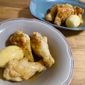 ゆかりの作ってみた!投稿(悶絶級の照りうま！【手羽元の甘辛だれ煮】)