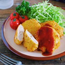 バッター液不要♪揚げない♪『むね肉 de 柔らかチキンカツ』