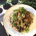 いつもの塩鯖を格上げ小料理屋アレンジ〜！塩鯖とネギのごま和え