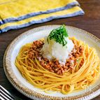 うどんスープで作れちゃう！おろし納豆パスタ