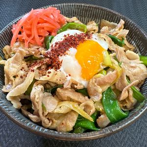 楽ラク手抜キッチン🐶🐾の作ってみた!投稿(ガッツリ♡簡単で絶品！【スタミナ丼】)