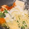 包丁まな板使わず簡単に‼︎カリふわ豆腐チヂミ🍳の工程1