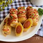 ライスペーパーで簡単！トースターで焼ける「ウインナーパイ」
