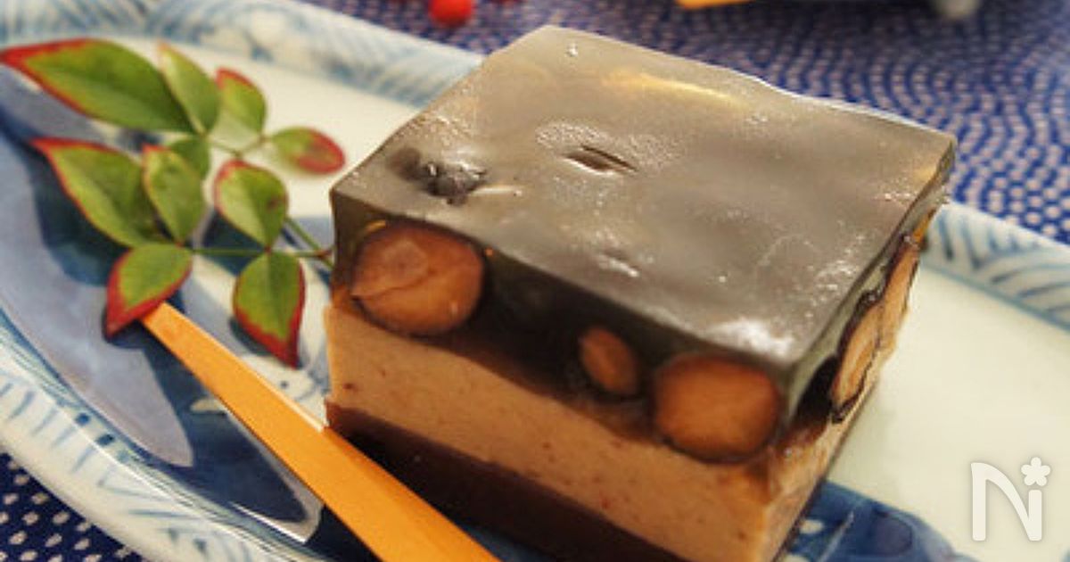 白だしde黒豆と金団リメイク和スイーツ