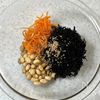 ひじきとにんじんのごまポン酢マリネの工程2