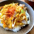 簡単！！竹輪こんにゃくエノキの旨たま丼