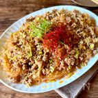 レンジで7分！【豚ひき肉と長ねぎのピリ辛春雨】ごはんが進む♪