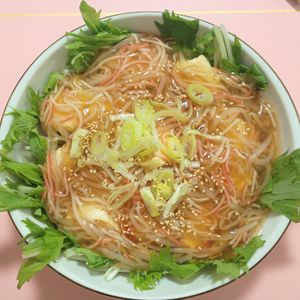 milkの作ってみた!投稿(あんたっぷり~カニともやしのあんかけ揚げ出し豆腐)