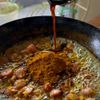 とうもろこしのカレーパエリアの工程1