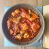 ワンパン10分！【鶏もも肉となすのトマト煮込み】ご飯すすむ♩の工程4