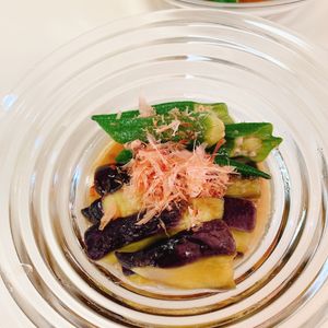 りんの作ってみた!投稿(レンジで簡単♪『なすとおくらの煮びたし』簡単副菜)