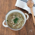 もやしとえのきの中華スープ