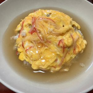 りんごの作ってみた!投稿(お店に負けない自信あり！ふわとろカニカマ天津飯)