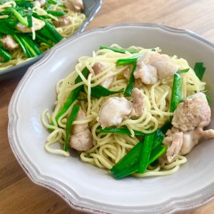 ゆかりの作ってみた!投稿(さっぱりなのに止まらない♡『鶏塩レモン焼きそば』)